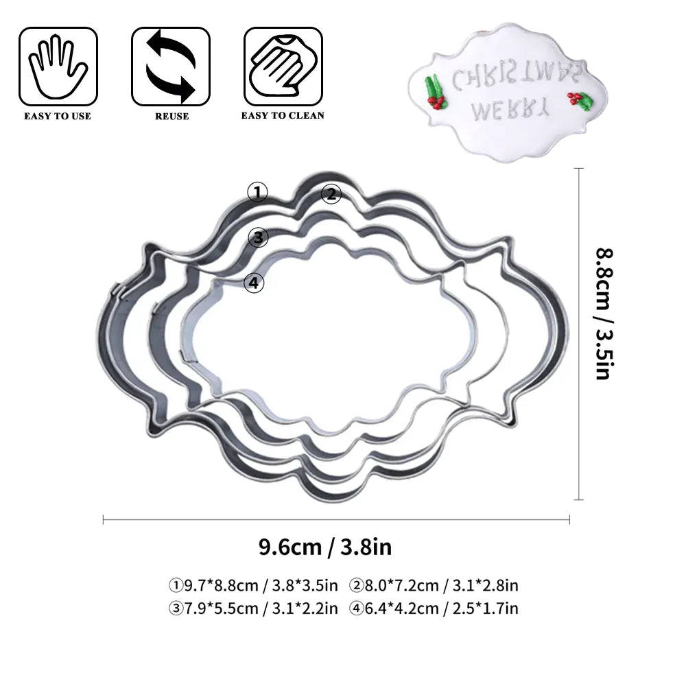 Emporte-pièces en acier inoxydable 34 pièces - Formes variées pour pâtisserie emportepieces