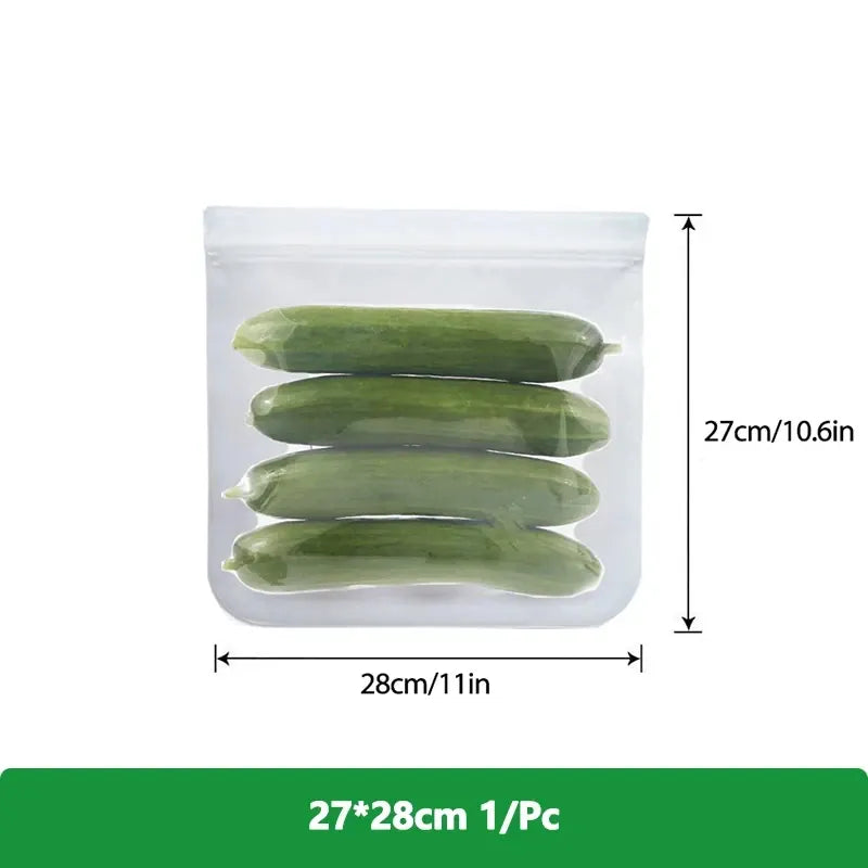 sachets silicone résistants et faciles à nettoyer