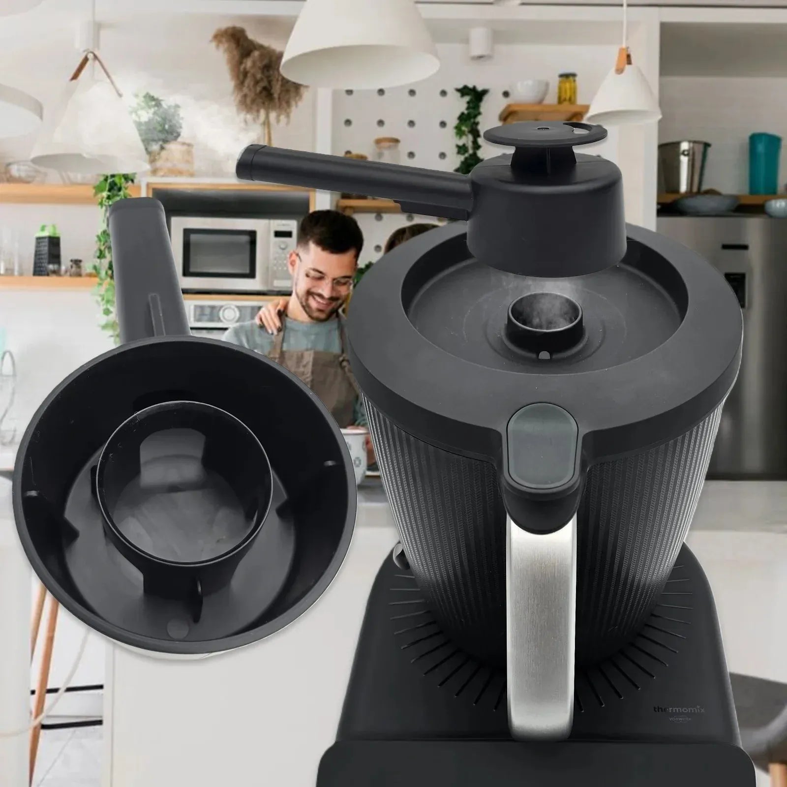 Accessoire Blender 360° Rotatif pour TM7 - Lavable et Réutilisable Thermomix
