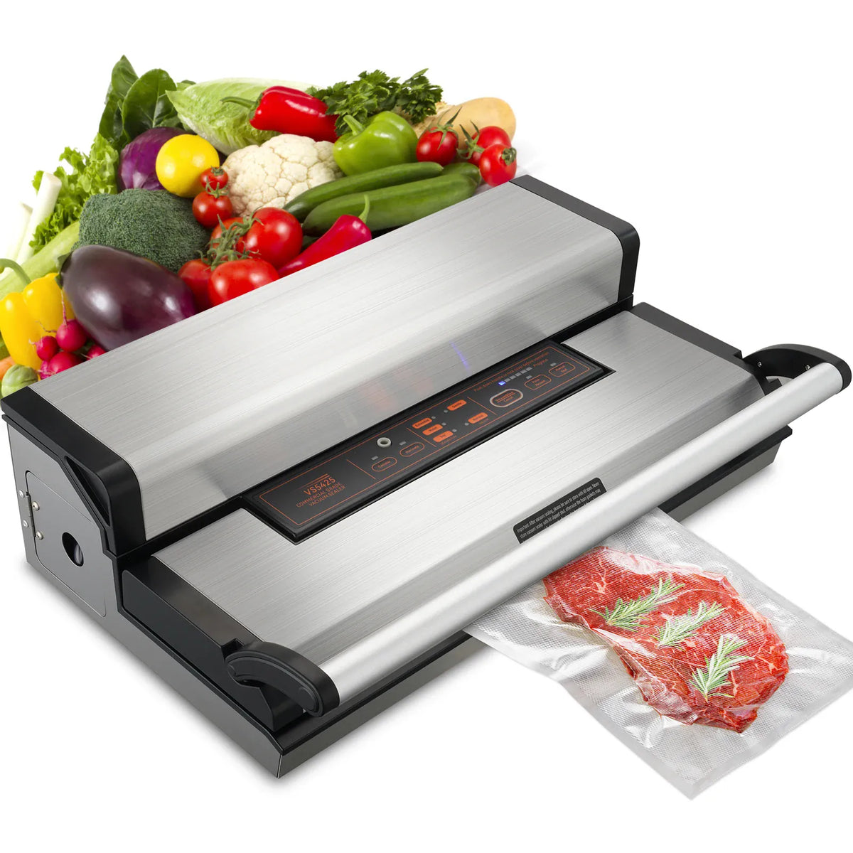 Machine Sous Vide Multifonctionnelle avec Cutter et Rouleau de Stockage sv