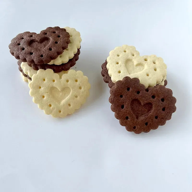 Emporte-pièces à biscuits en forme de cœur et enveloppe - Set de 4 pièces emportepieces