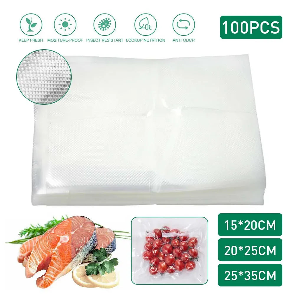 Sacs Sous Vide Hermétiques Lot de 100 Pièces - BPA Free 15x20cm ssj