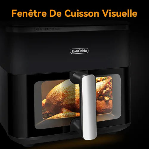 Air Fryer 11L 2000W Écran Tactile et Hublot Visible airfryers