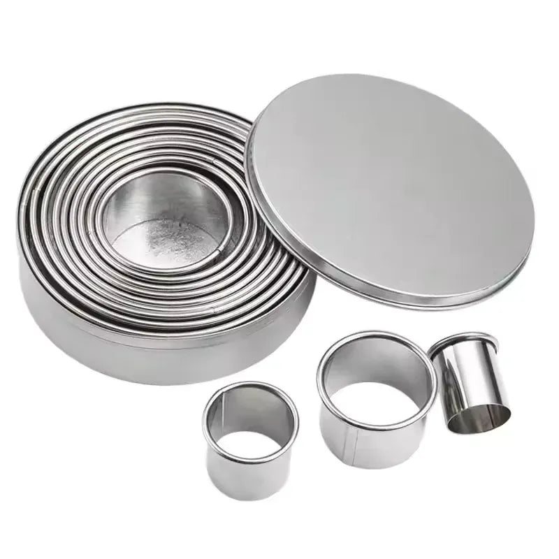 Emporte-pièces en acier inoxydable - Set de 12 pièces pour pâtisserie emportepieces