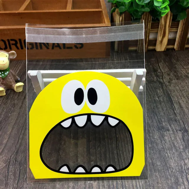 Sachets Emballage Apéritif Cartoon Lot de 100 Pièces 10x15cm