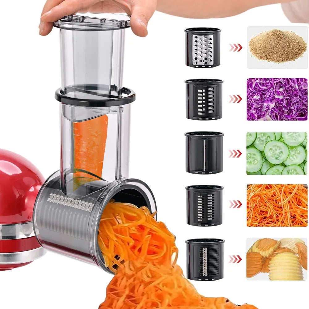 Kit Accessoires Trancheur & Déchiqueteur 5 Lames pour Robots KitchenAid KitchenAid