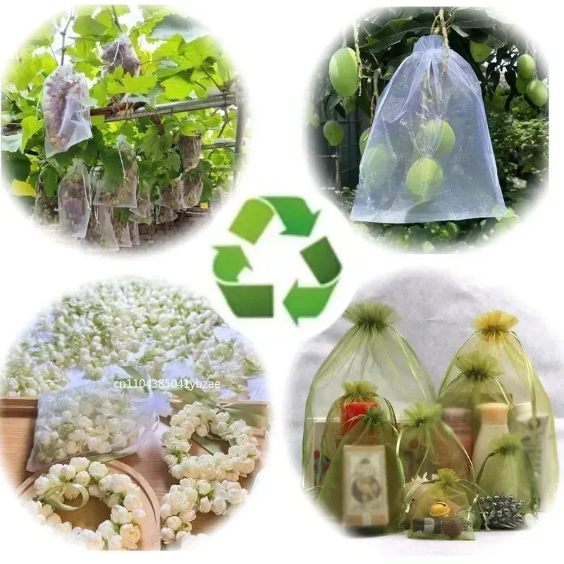 Sacs Filet Réutilisables - Lot de 200 Protection Insectes