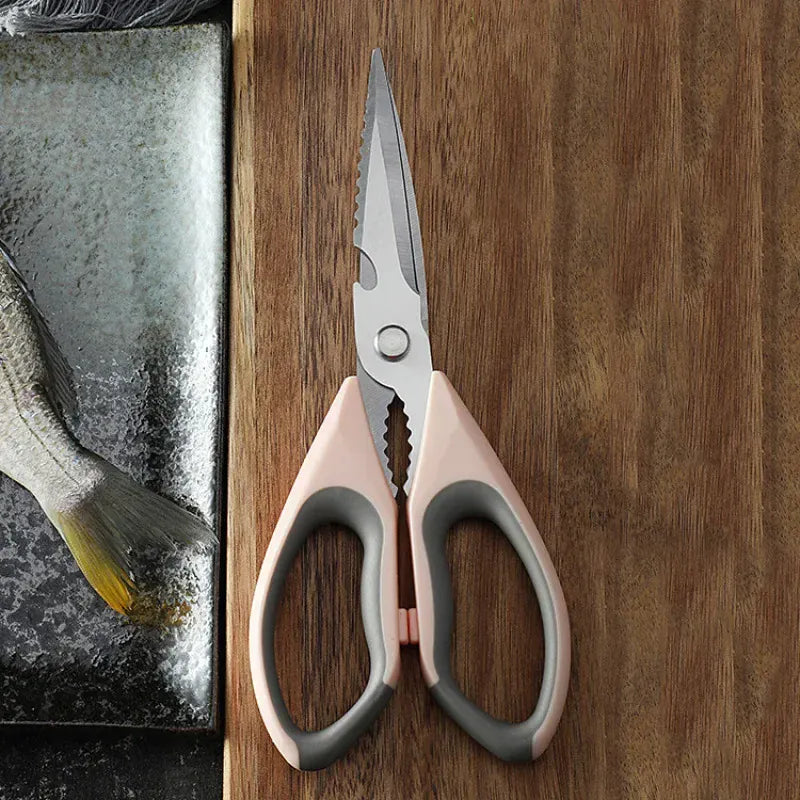 Ciseaux de cuisine en acier avec fonction casse-noix ciseaux