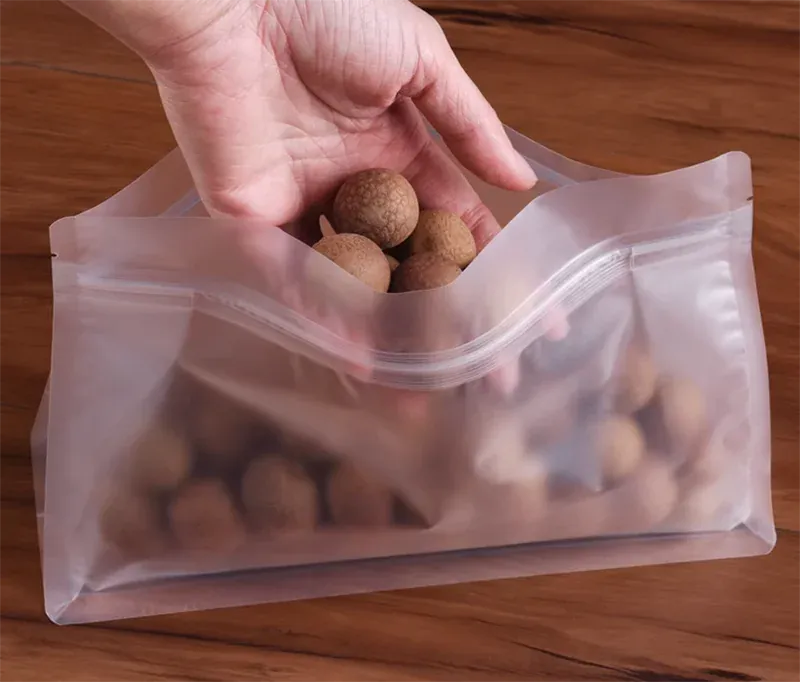 Sachets Zip Alimentaires Transparent Hermétiques - Lot de 50 pièces
