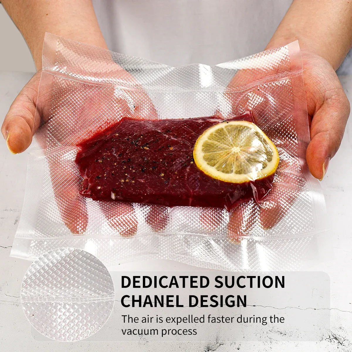 rouleau de sac sous vide pour cuisine pratique