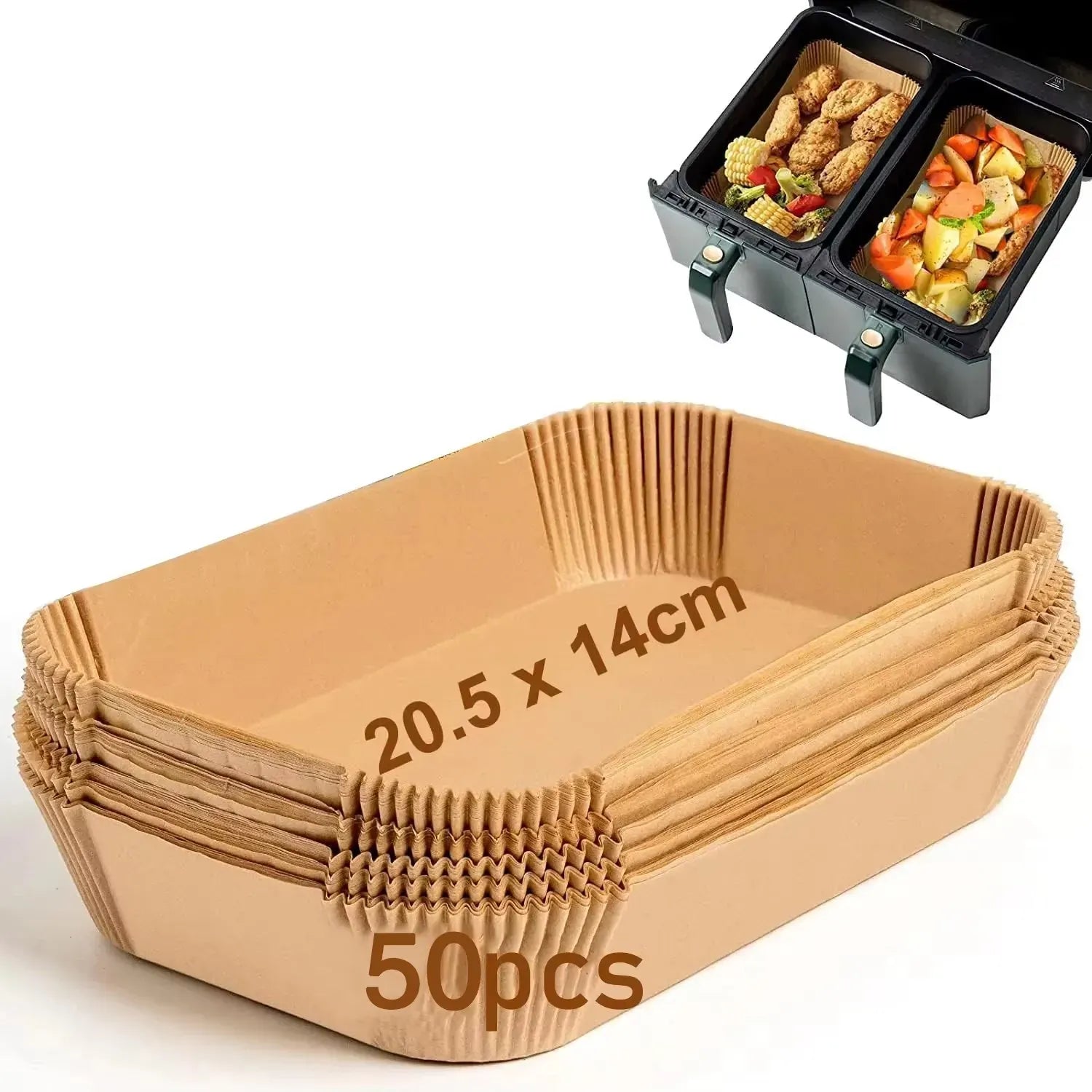 Kit Accessoires Friteuse Sans Huile - 6 Pièces Réutilisables Air Fryer