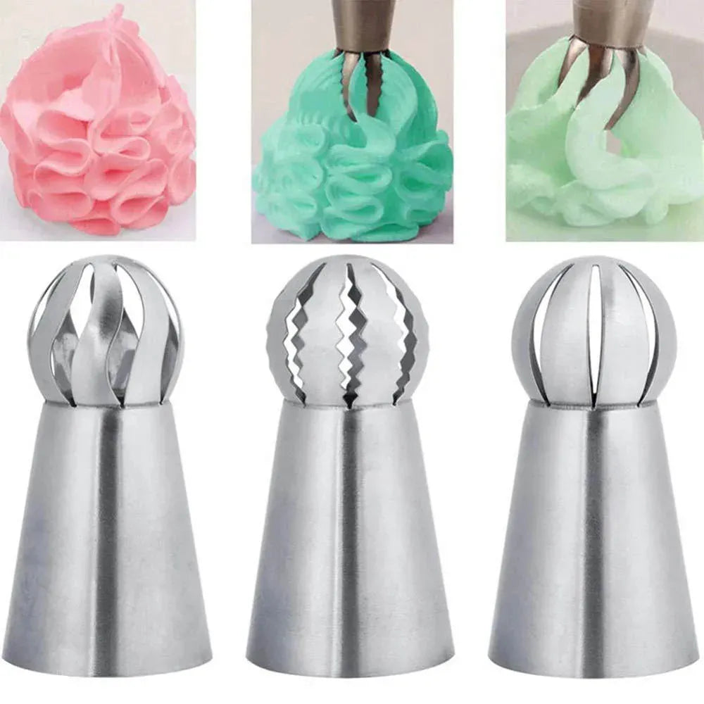 Douilles en Acier Inoxydable pour Pâtisserie - Ensemble de 3 Pièces douillepoche