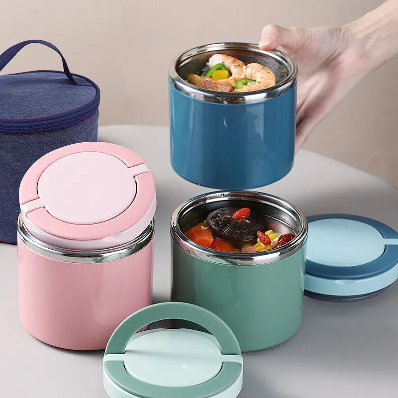 LunchBox Isotherme Inox 304 — Étanche, Double Paroi, 630 ml / 1 000 ml lunchbox