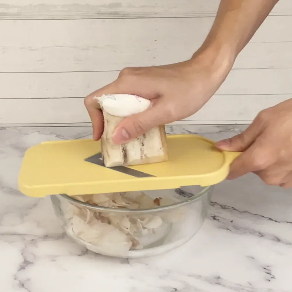Mandoline Slicer en Acier Inoxydable V avec Brosse de Nettoyage Mandoline