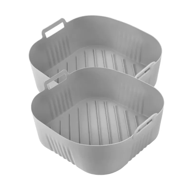 Moule Silicone Air Fryer Réutilisable Carré 23 cm pour 62L Air Fryer