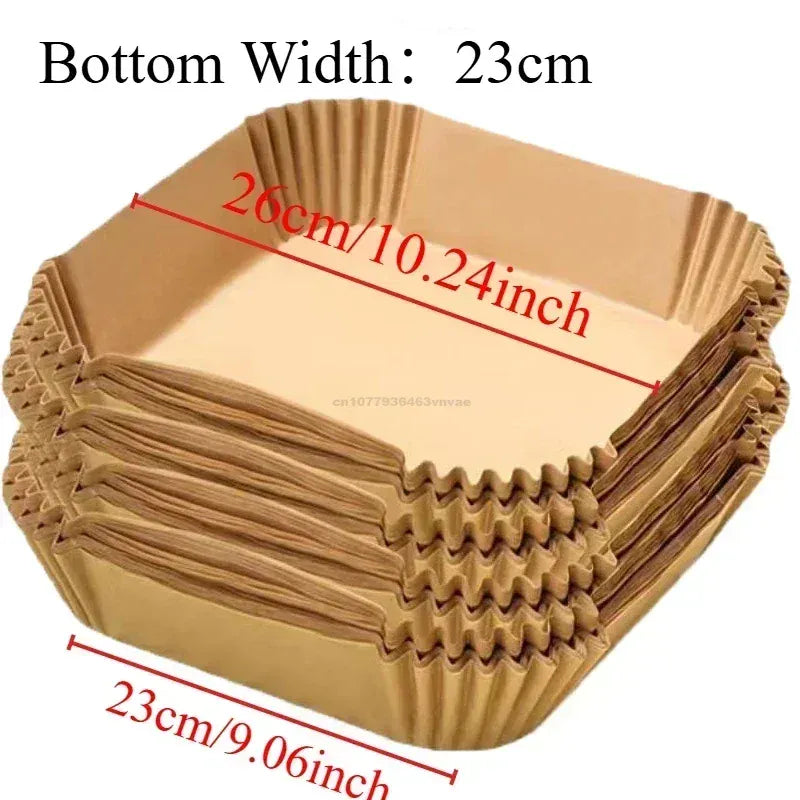 Papier Cuisson Air Fryer Jetable Rond 20-23 cm - Lot de 300 pièces Air Fryer