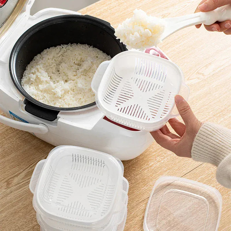 Bac de Conservation Alimentaire 31 Pièces Hermétique pour Frigo
