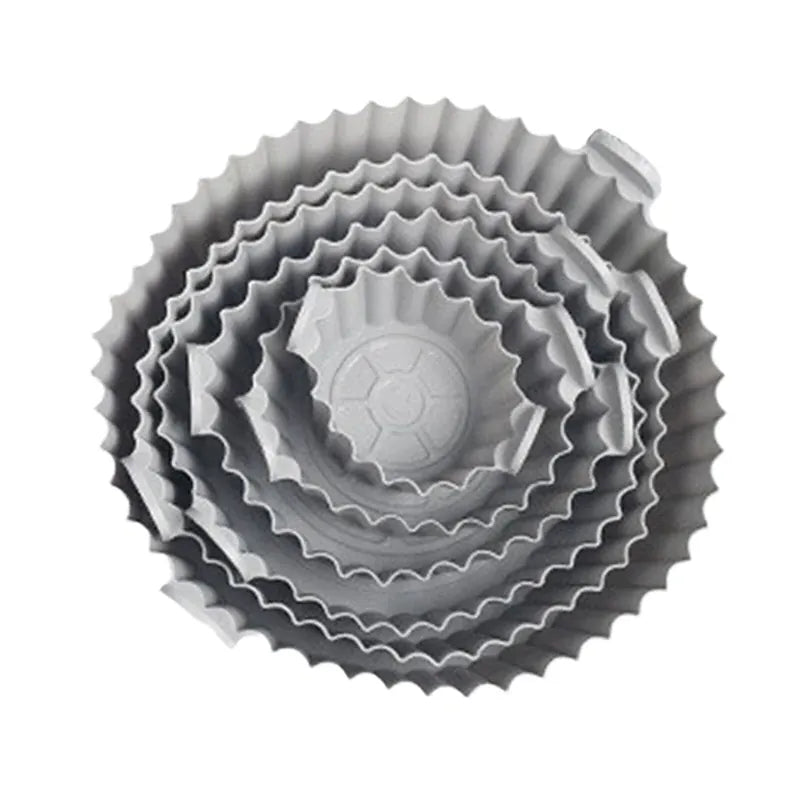 Moule Silicone Réutilisable Air Fryer - Lot de 4 Pièces Colorées Air Fryer