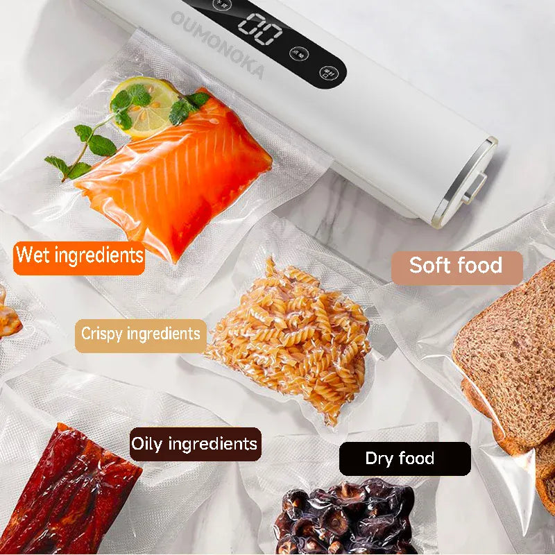 Machine Sous Vide Alimentaire avec Écran LED - Scelleuse Électrique sv