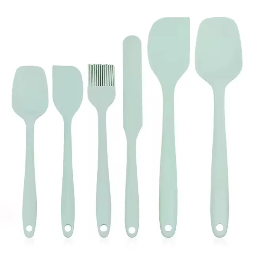 Set Spatules Silicone 6 Pieces | Résistantes à la Chaleur et Antiadhésives spatule en silicone