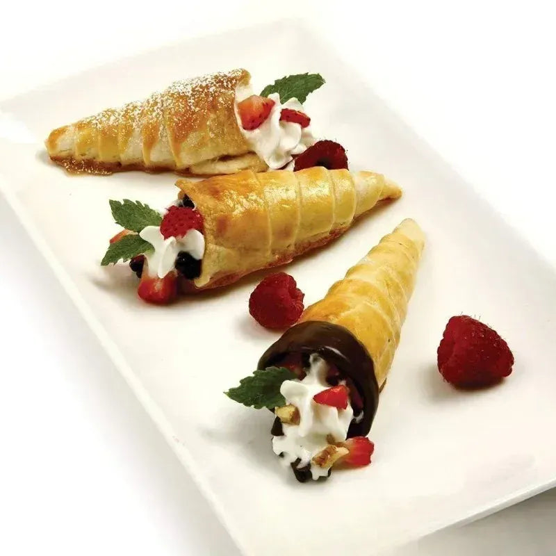Set de 5 Outils de Pâtisserie en Acier Inoxydable - Moules à Croissants et Tubes à Pâtisserie douillepoche