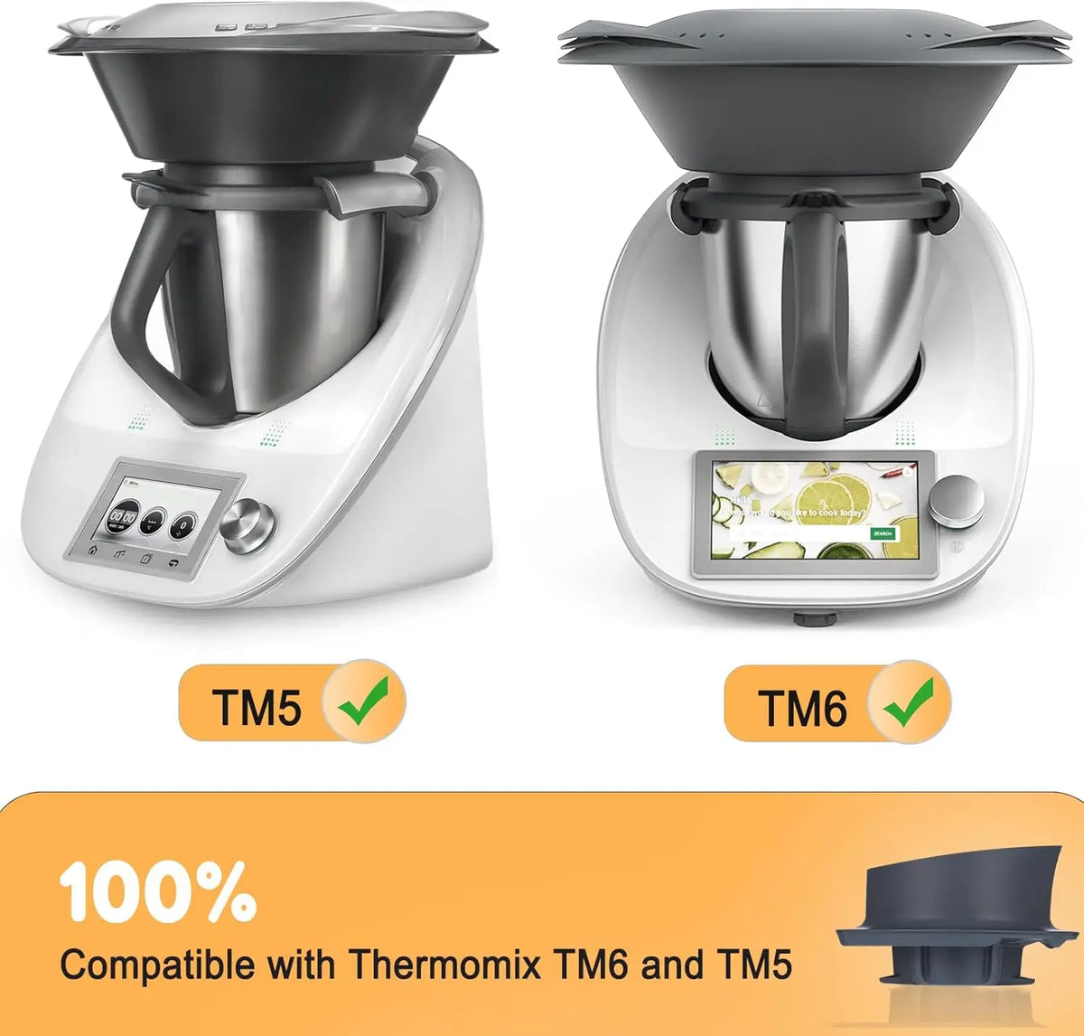 Lid Cap Thermomix 50 ml 100 ml pour TM5 et TM6 - Précision Utilisation Thermomix