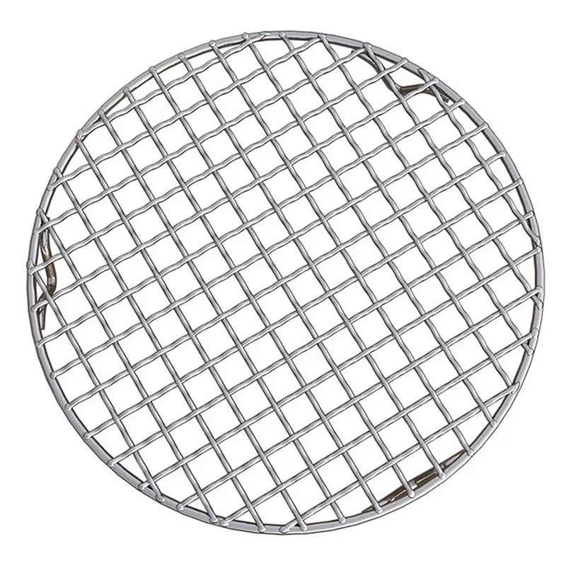 Grille Inox Air Fryer Rond Empilable - Rack de Cuisson Anti-corrosion Air Fryer
