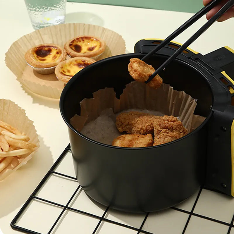 Papier Cuisson Air Fryer Jetable Antiadhésif Carré Lot de 50 Pièces Air Fryer