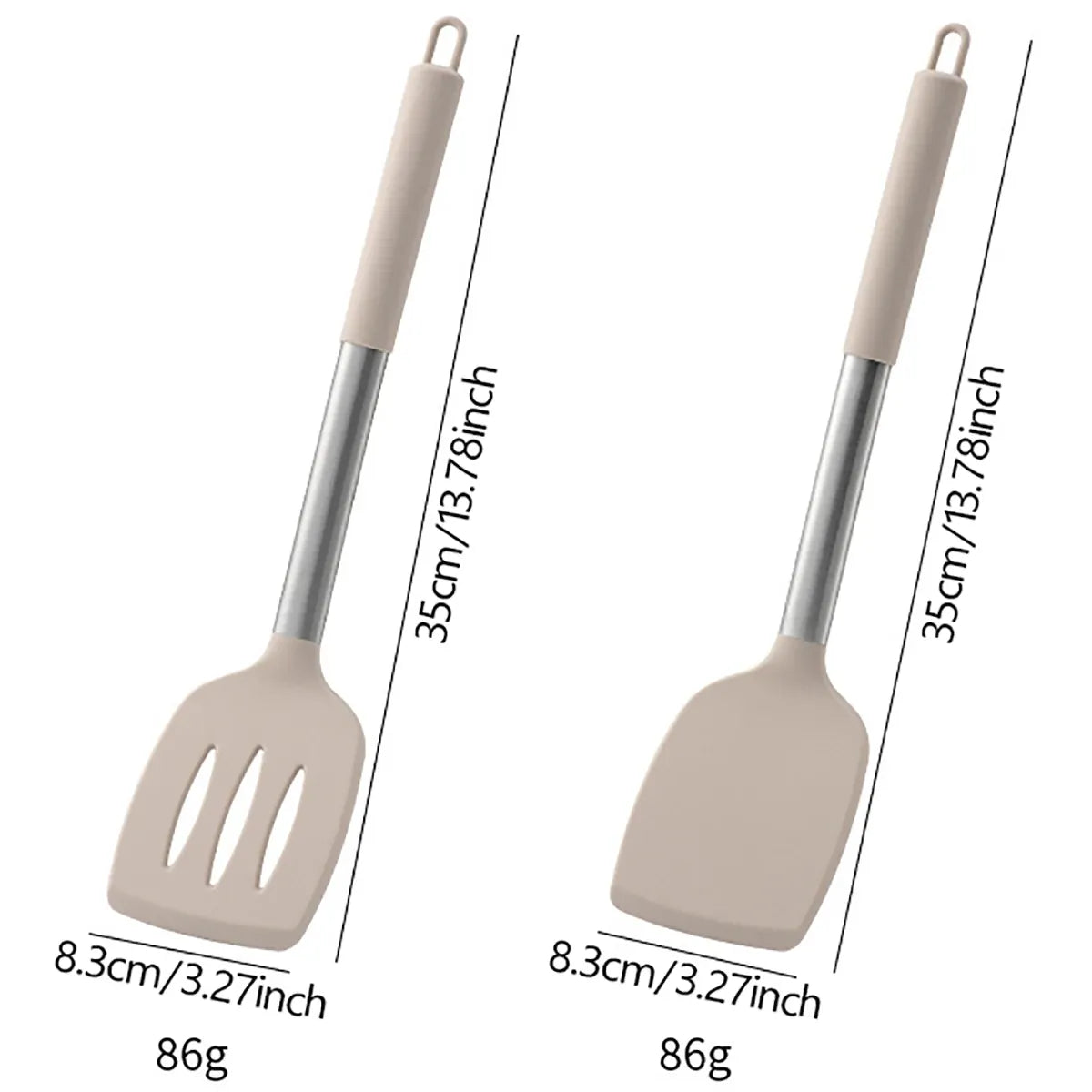 Set Spatules Silicone 2 pièces Résistantes à la Chaleur spatule en silicone