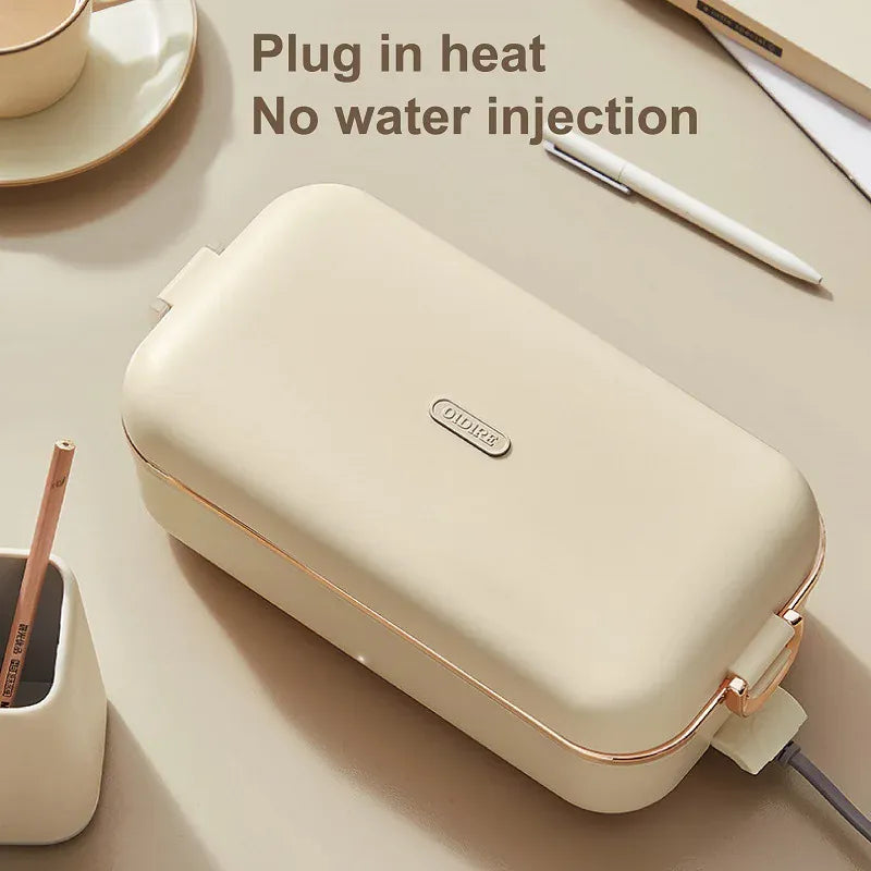 Lunch Box Chauffante Électrique 45W 800ml — Cuve Inox 304, Sans Eau, 70°C lunchboxchauf