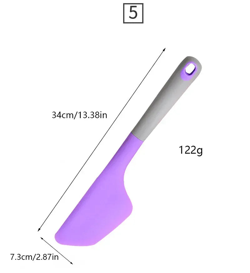 Spatule Silicone 34cm Résistante à la Chaleur pour Pâtisserie spatule en silicone