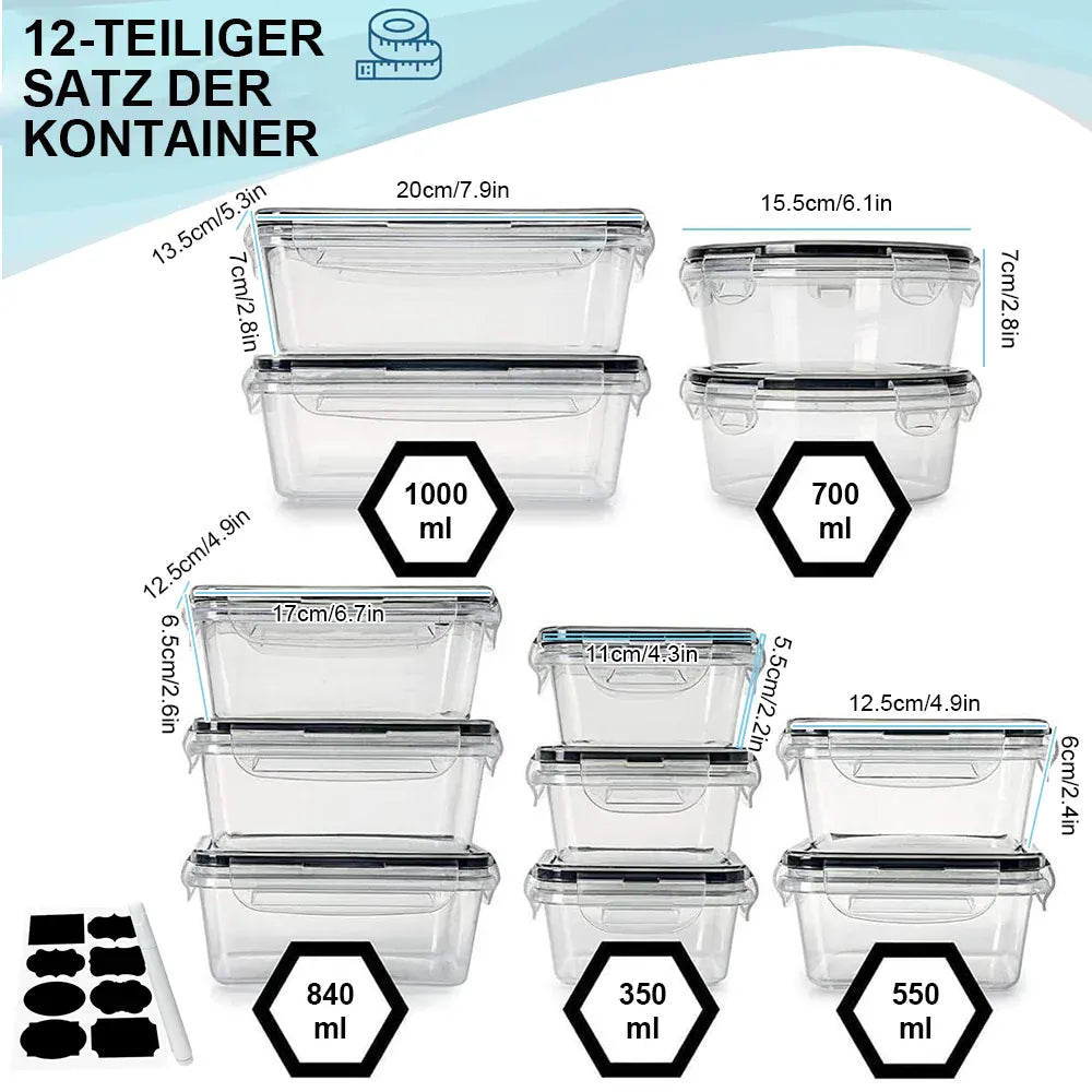 solution de rangement hermétique pour aliments