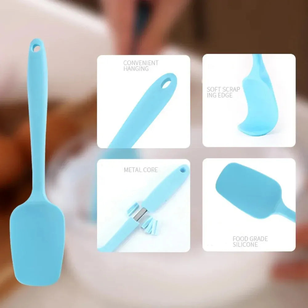 Spatule Silicone 21cm et 27cm Flexible pour Pâtisserie spatule en silicone