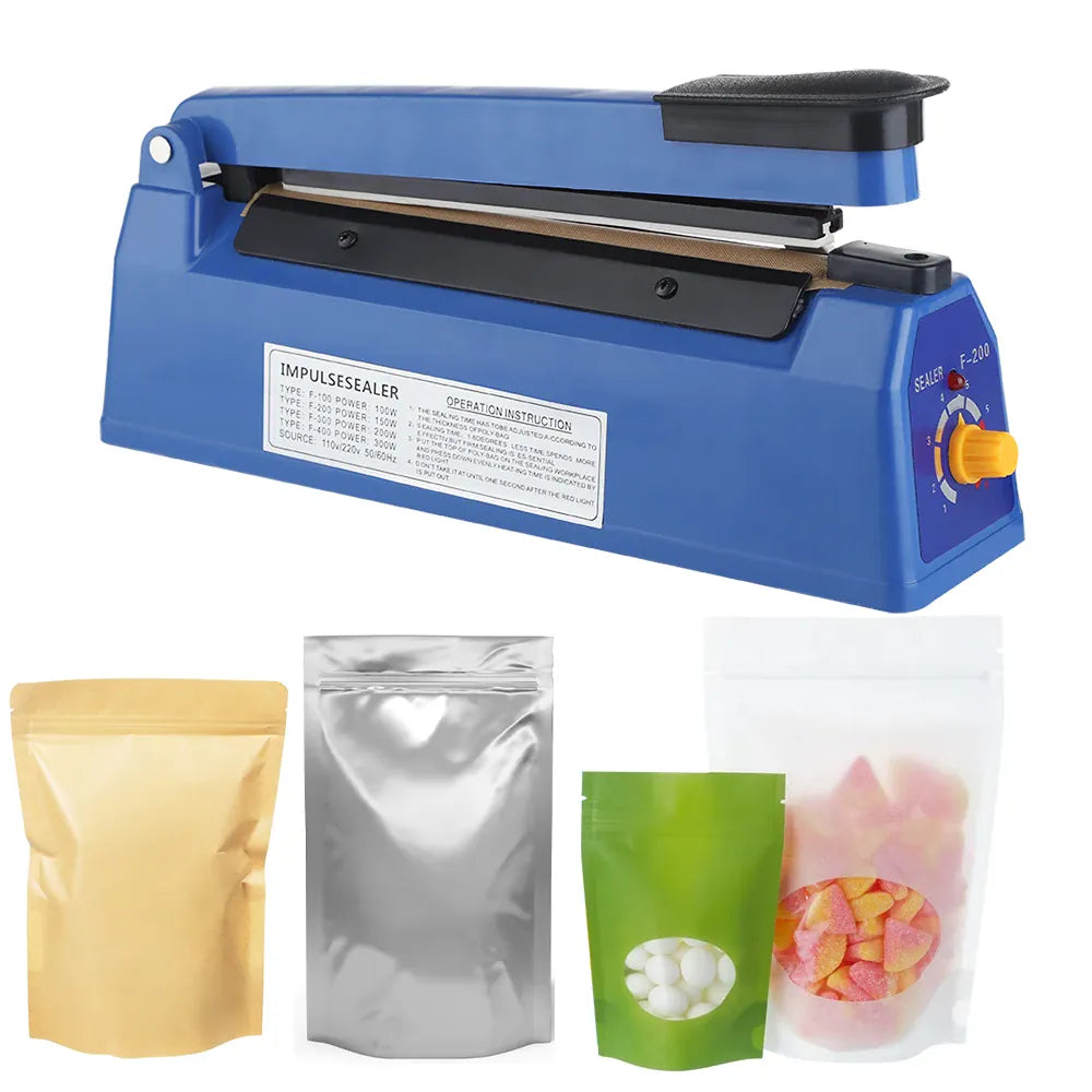 Scelleuse Alimentaire Électrique - 200 Watts Sacs Compatibles sv