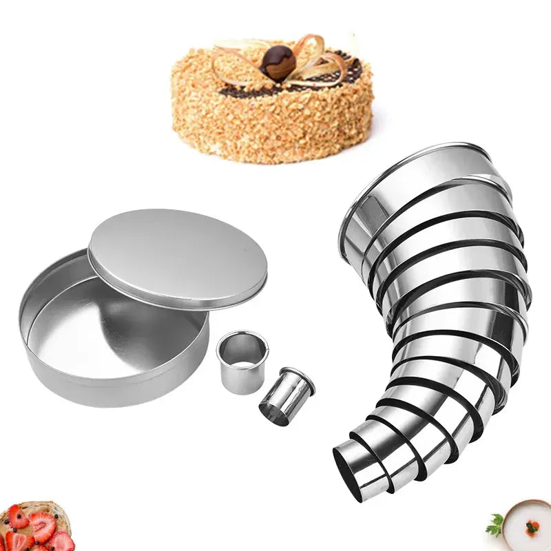Set de 14 emporte-pièces en acier inoxydable pour biscuits et gâteaux emportepieces