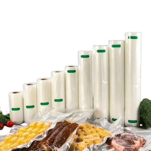 Sacs Sous Vide Texturés - Lot de 5 Rouleaux 28x500cm Hermétiques ssj
