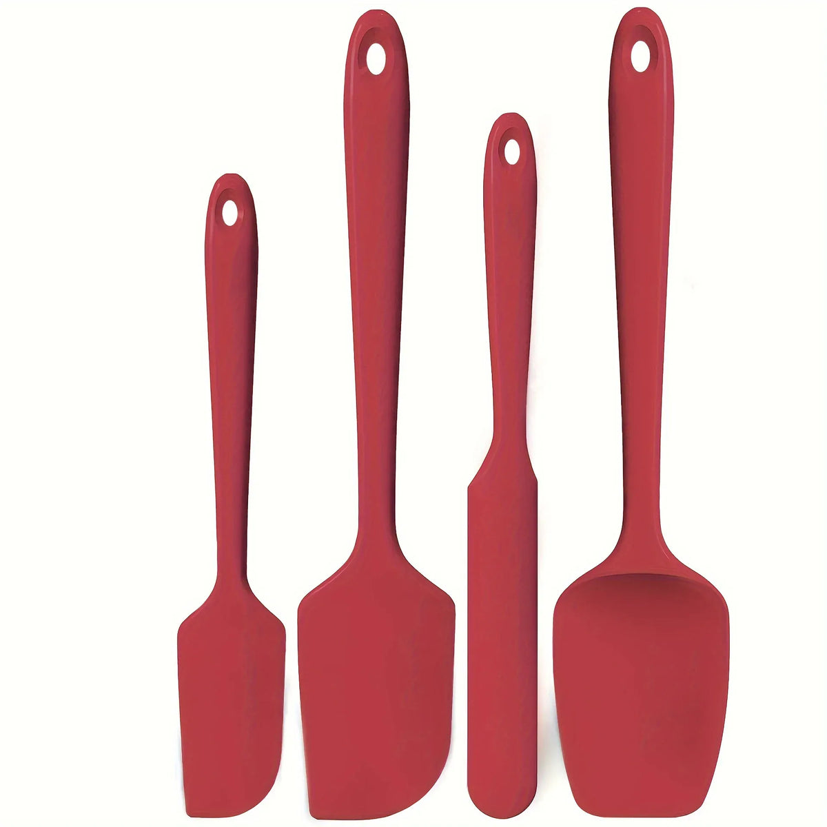 Set Spatules Silicone 4 pièces Résistantes à la Chaleur pour Cuisine spatule en silicone