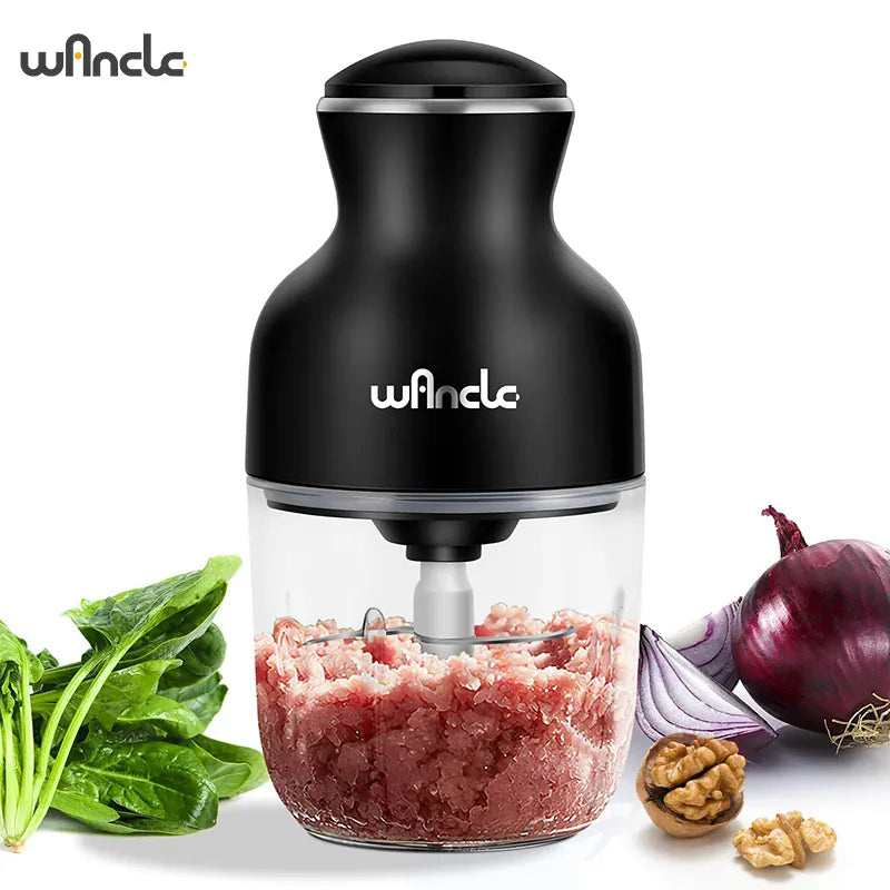Hachoir Électrique 350W 0,6L — Viande, Légumes, Fruits — One-Touch hachoir electrique