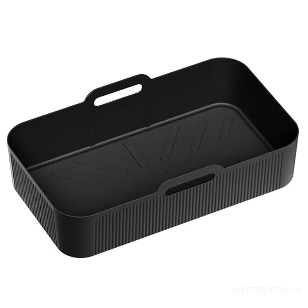 Moule Silicone Réutilisable Air Fryer Lot de 3 Rectangulaires 52L Air Fryer
