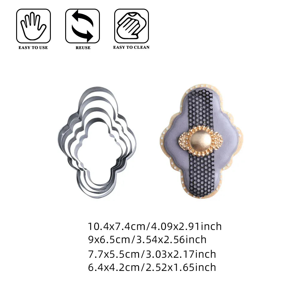 Emporte-pièces en acier inoxydable 34 pièces - Formes variées pour pâtisserie emportepieces