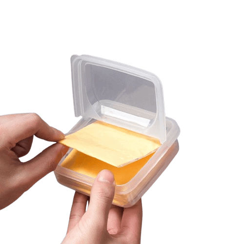 Boîte de Rangement Transparent pour Fromage et Beurre