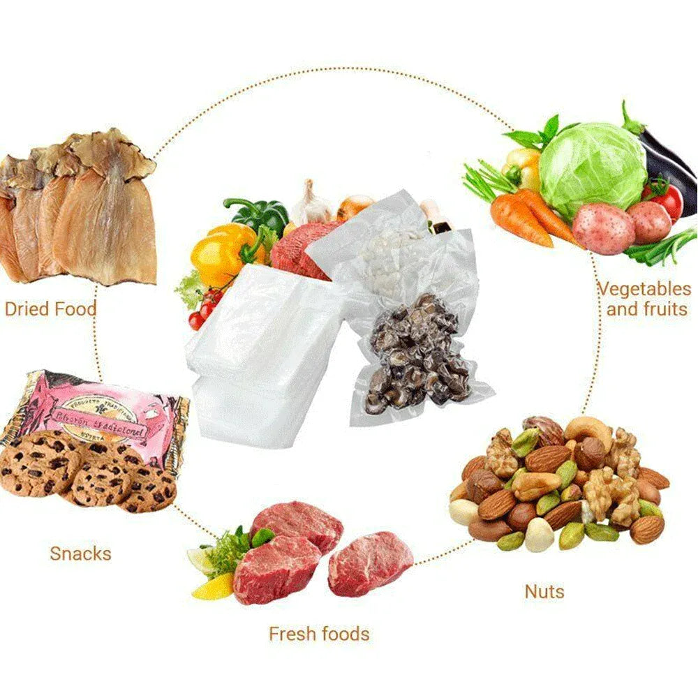 Sacs Sous Vide Hermétiques Lot de 100 Pièces - BPA Free 15x20cm