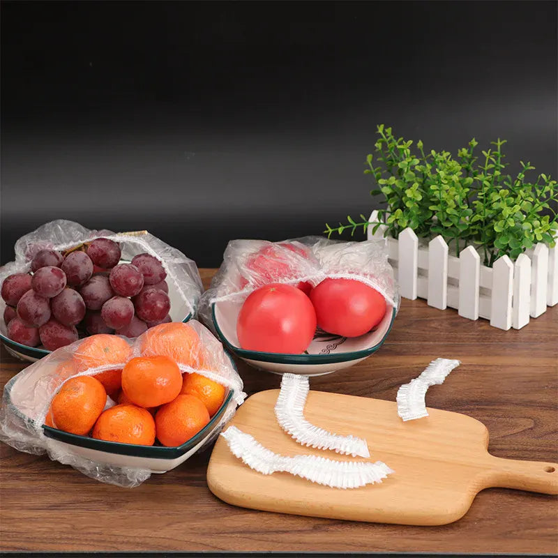 Film Alimentaire Élastique Jetable - Lot de 100 à 600 - 14-35 cm faj