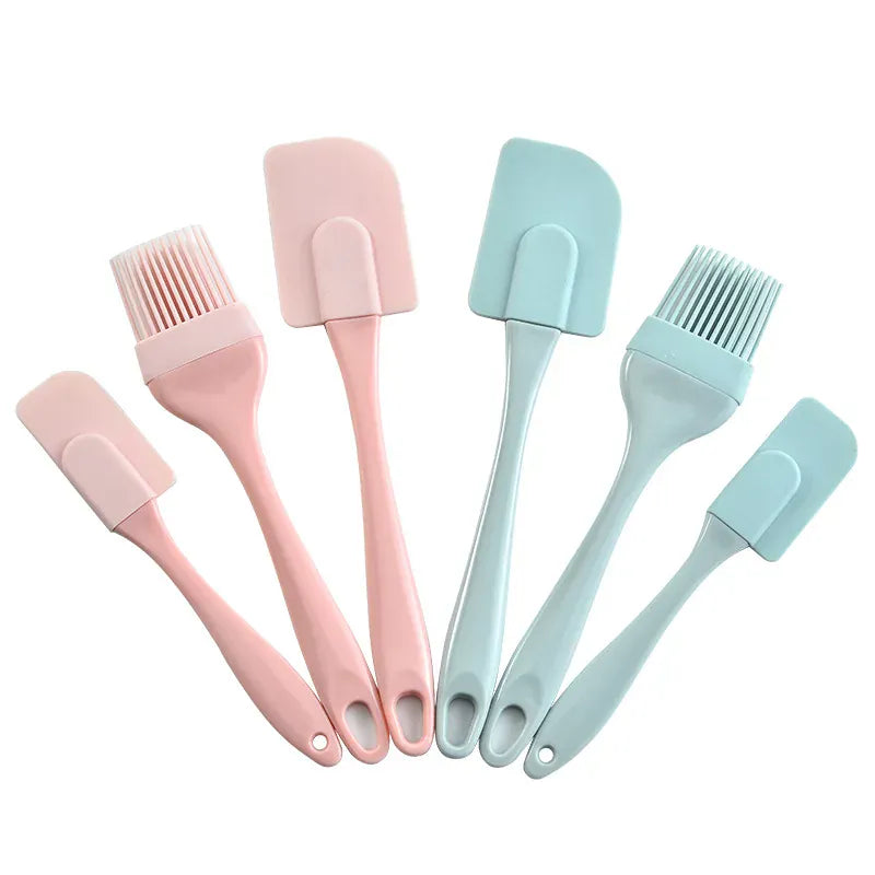 Set Spatules Silicone 3 Pieces Pâtisserie Résistantes à la Chaleur spatule en silicone