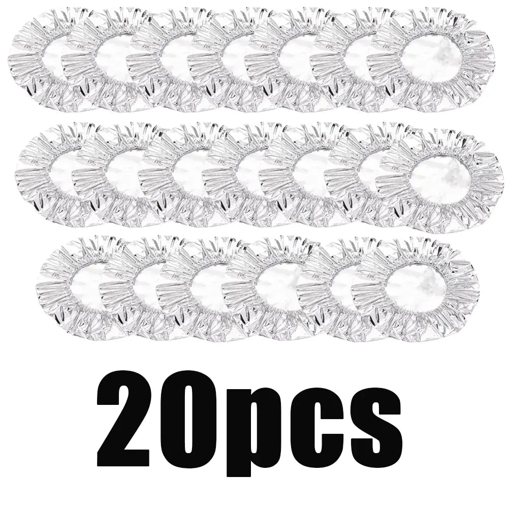 Couvercles Alimentaires Réutilisables en Aluminium - Lot de 60 Pieces