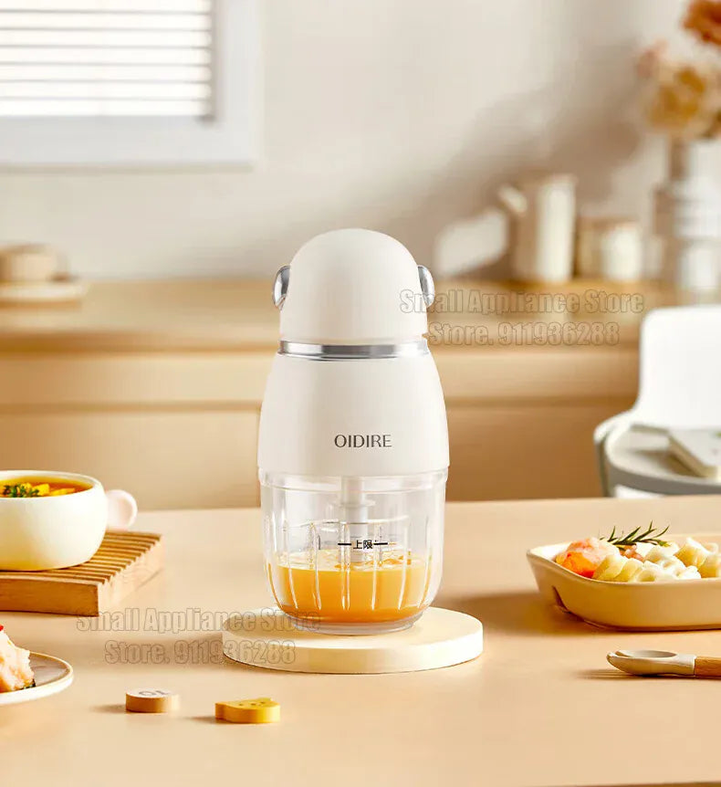 Mini Hachoir Électrique 150W 0,3L — Bol en Verre Borosilicaté, 8 Lames Inox hachoir electrique