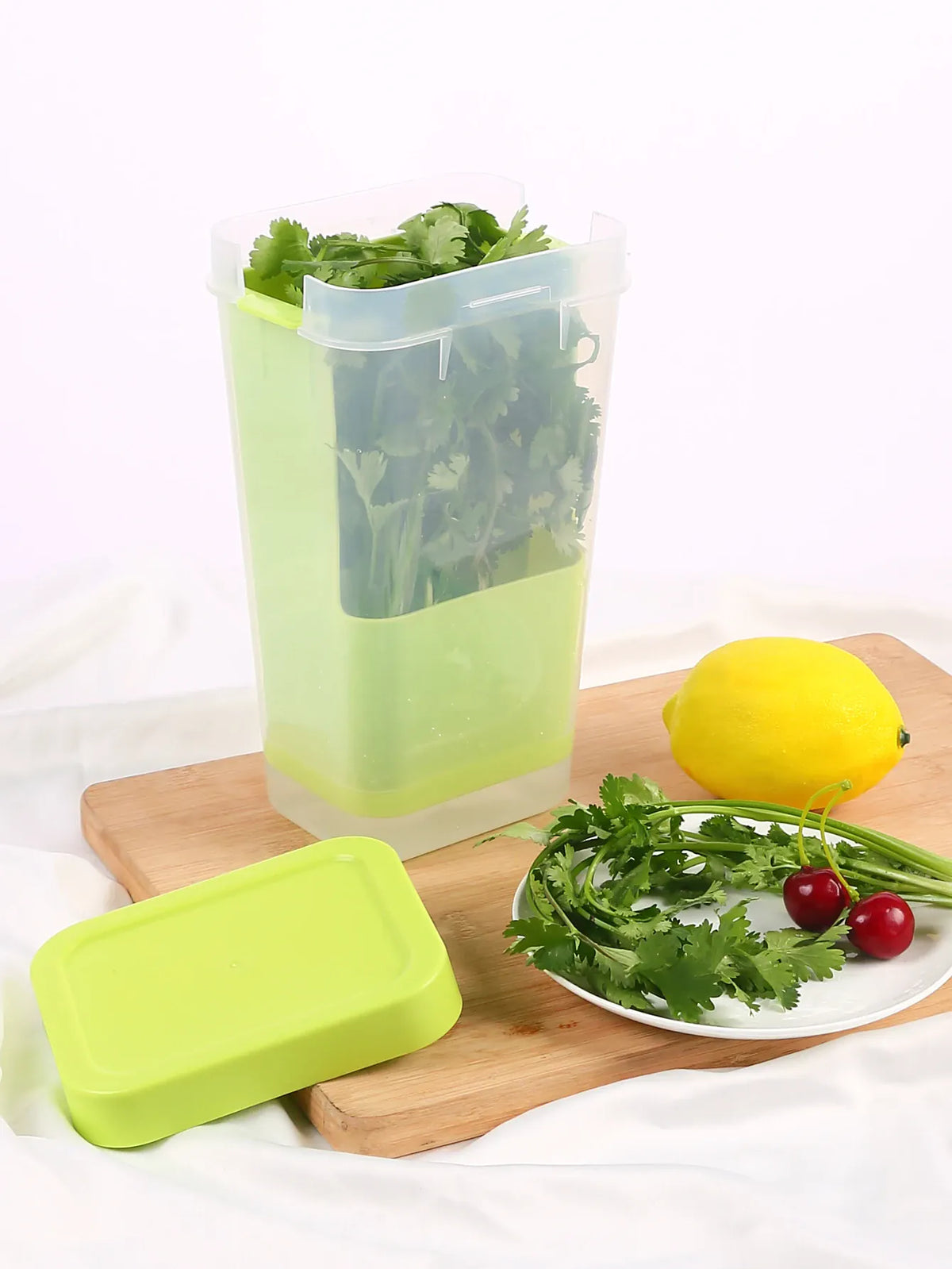 Bac de Rangement Frigo Hermétique pour Légumes Frais 2L