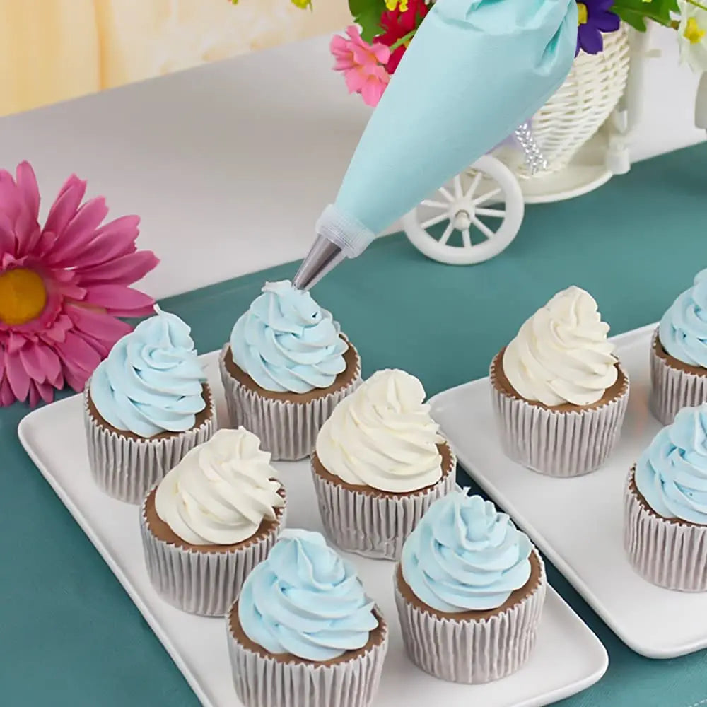 Poches à douille jetables avec 16 douilles en inox et accessoires pâtisserie douillepoche