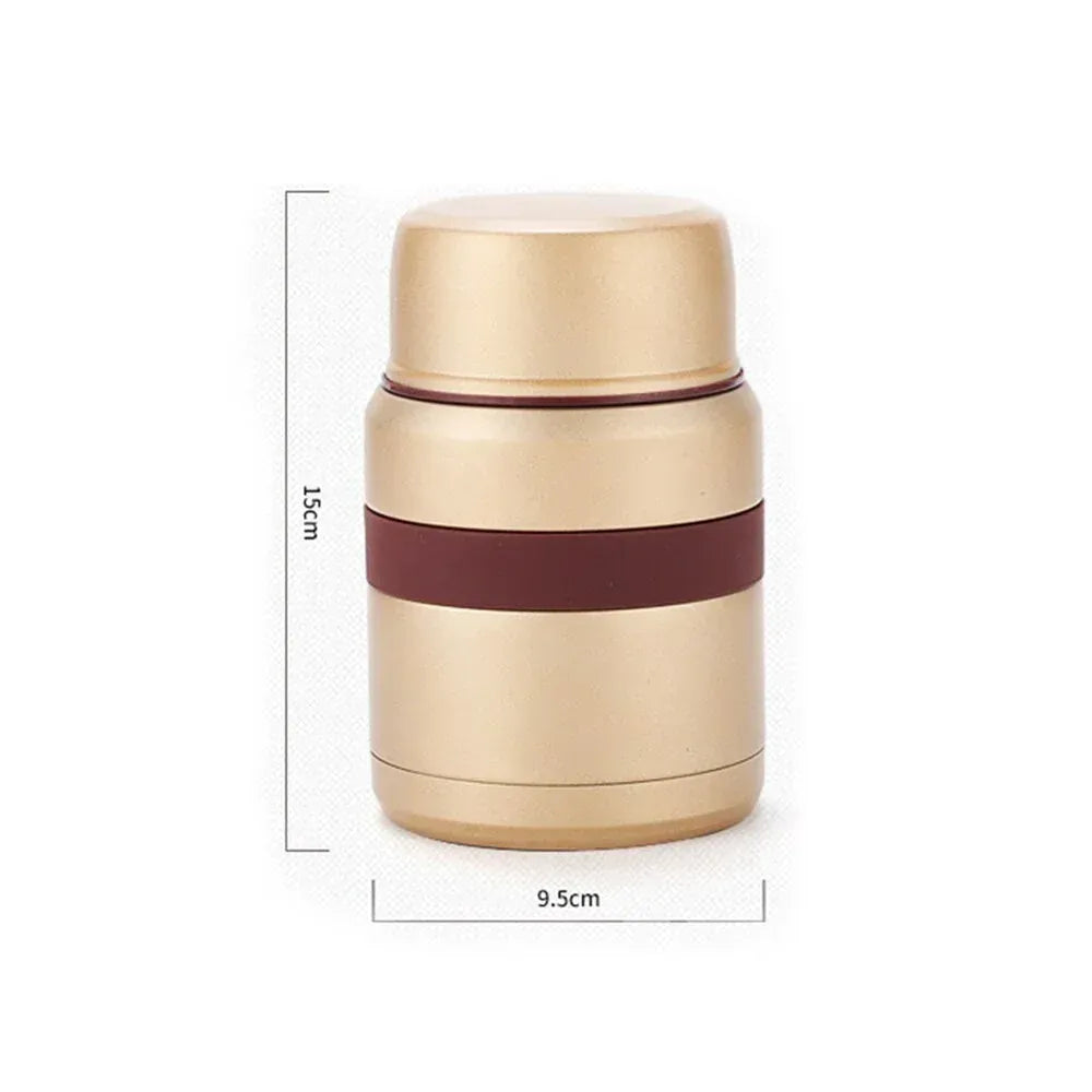 Thermos Alimentaire Isotherme 350ML500ML Inox avec Conteneurs lunchbox