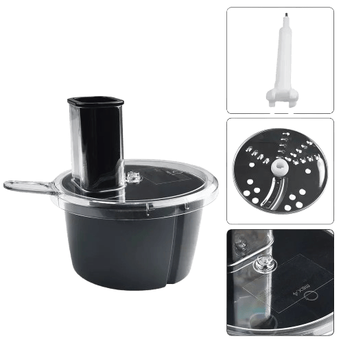 Kit Découpe et Râpe pour Thermomix TM5 TM6 – Conteneur avec Disque Inox Thermomix